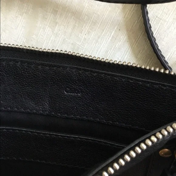 Chloe Kerala black leather equestrian bag - Picture 6 of 9